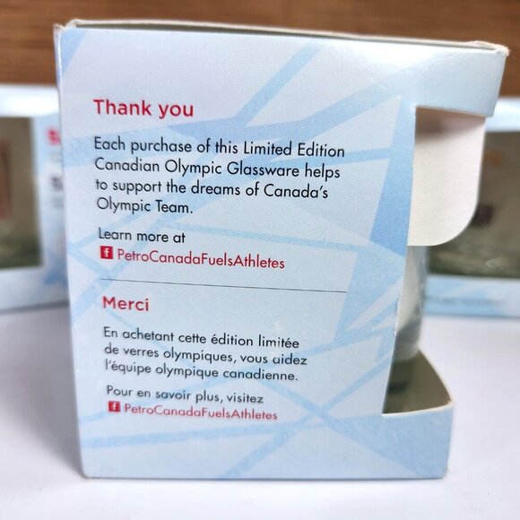 Olympic Glass Coffee Mugs Sochi 2014 Canadian Glassware Limited Edition Lot Of 3 - Picture 8 of 11
